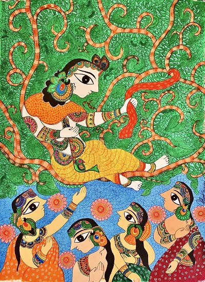 Indian Folk Art -Madhubani Painting