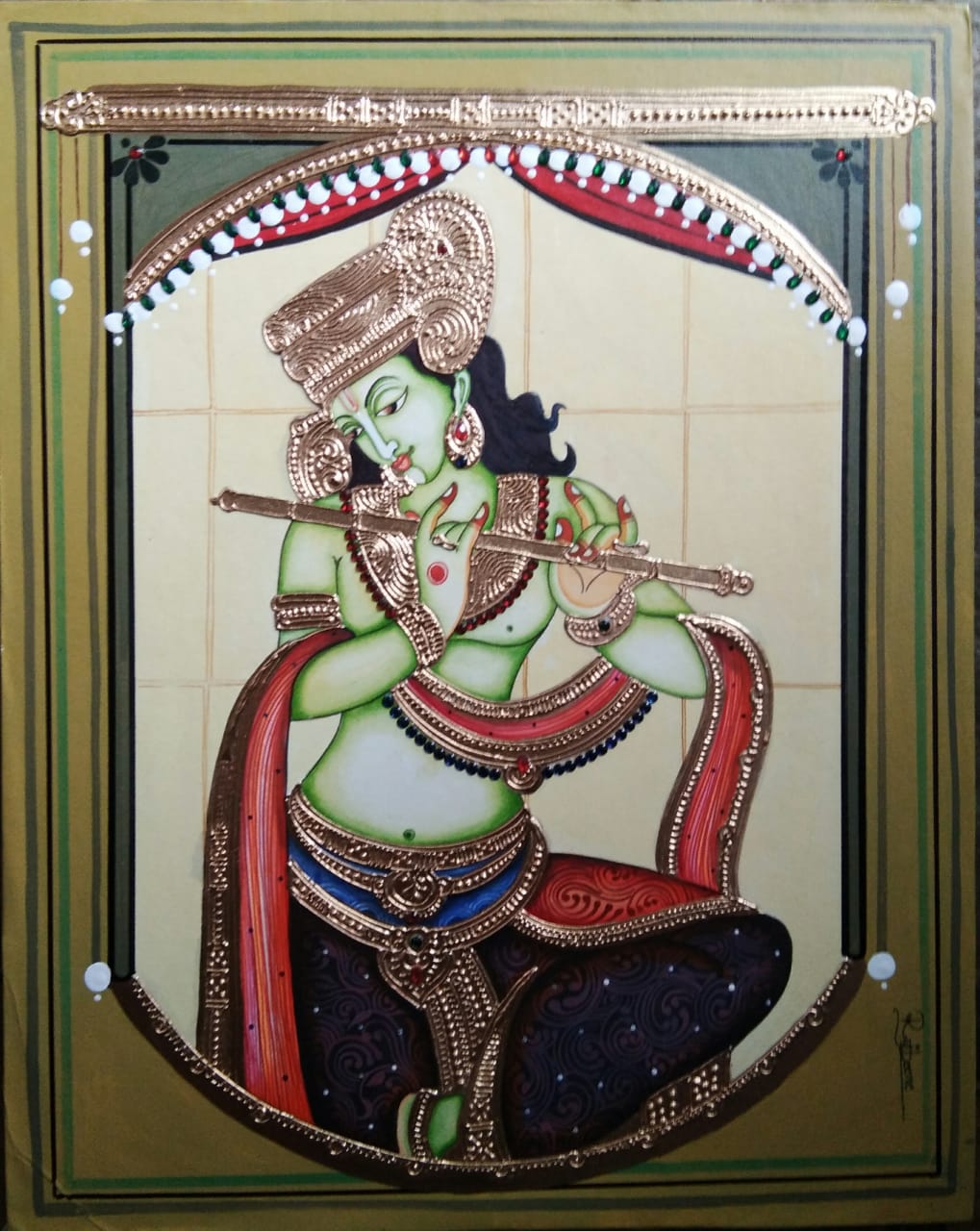 Indian Art Krishna Artist Rajkumar