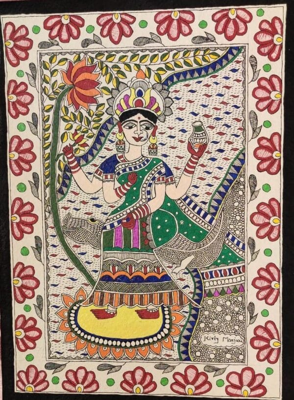 Madhubani Painting Kirty Manjari 15