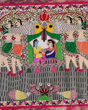 Madhubani Painting Kirty Manjari 8