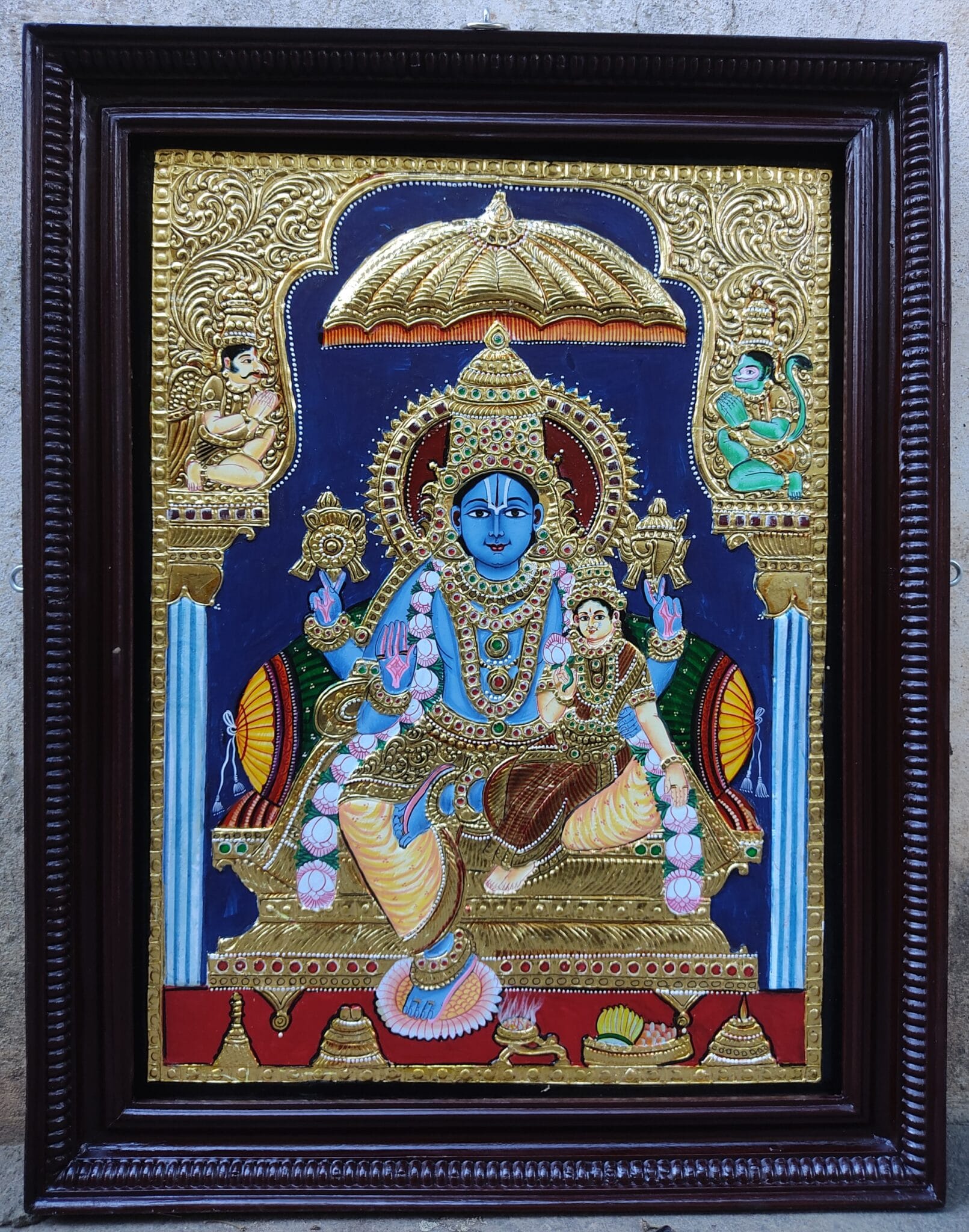 Tanjore Painting Ganesh Arumugam 07