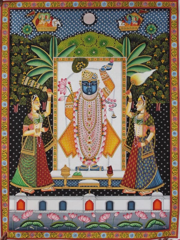 SHREENATH JI DARSHAN (Size - 3'x4' feet)