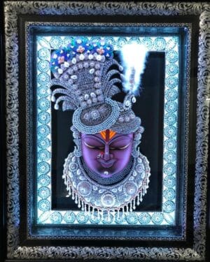 Shrinathji sehra darshan - Pichhwai painting - Aditya - 13