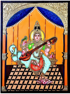 Saraswati Traditional Painting