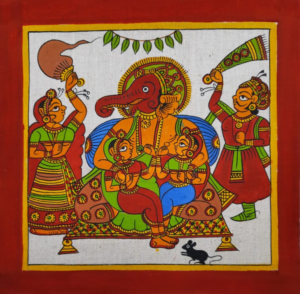 Lord Ganesha #2 - Phad painting (8