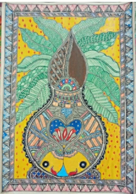 Madhubani painting - Geeta - 04