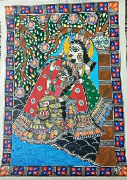 Madhubani painting - Geeta - 06