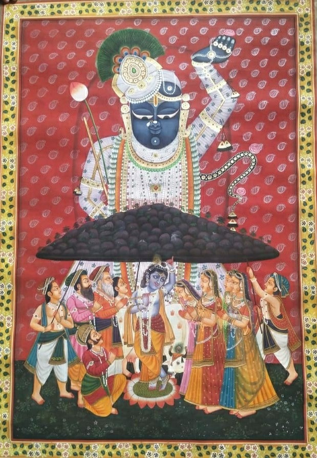 Govardhan Pichwai-painting-Satya-narayan-03