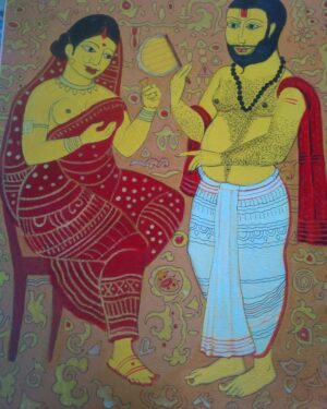 Kalighat painting - Bhaskar Lahiri - 01