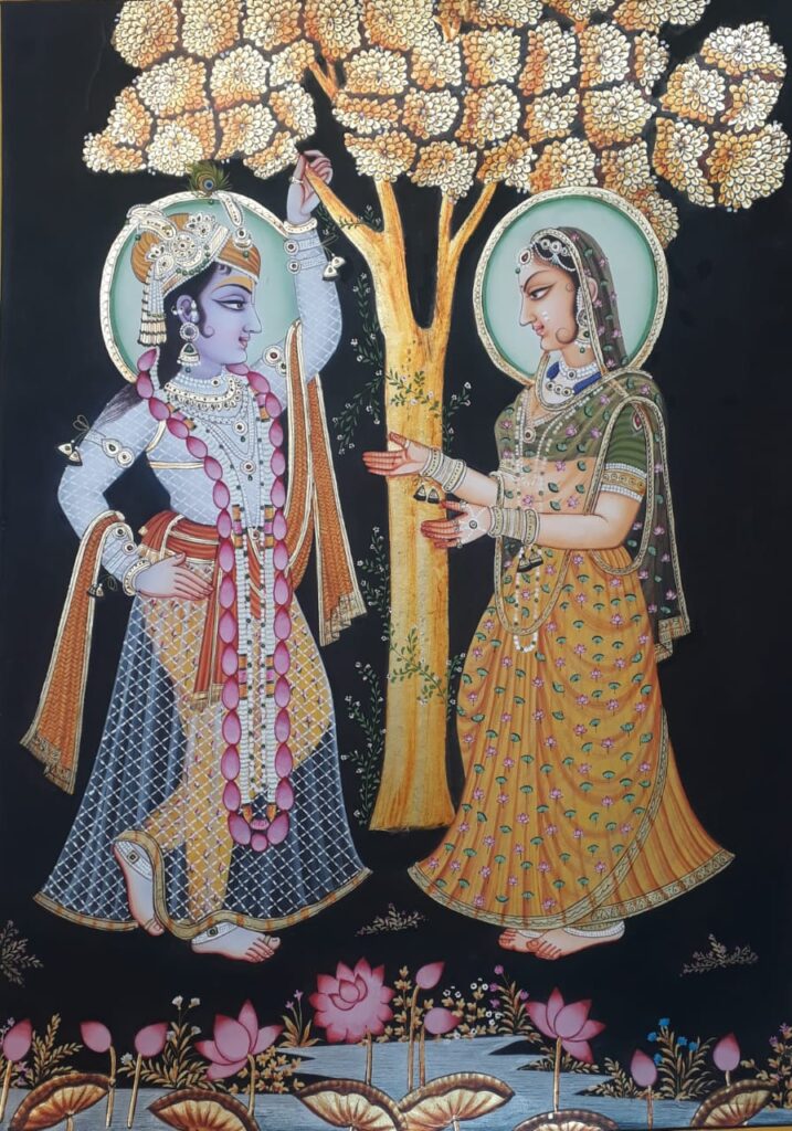 Radha Krishna Pichwai Painting-Jaikishan-Sahu-01