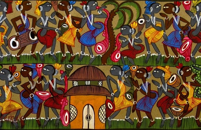 Santhal Folk Paintings, Source: Culture and Heritage of India