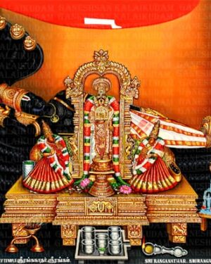 Sri Ranganathan - Indian Art - Akila - 03