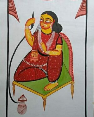 Kalighat painting - Jahuran Chitrakar - 03