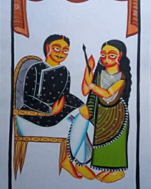 Kalighat painting - Jahuran Chitrakar - 16