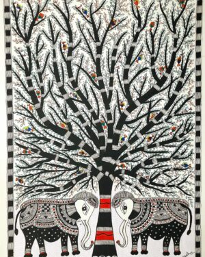 Tree of Life - Madhubani painting - Madhuri - 01