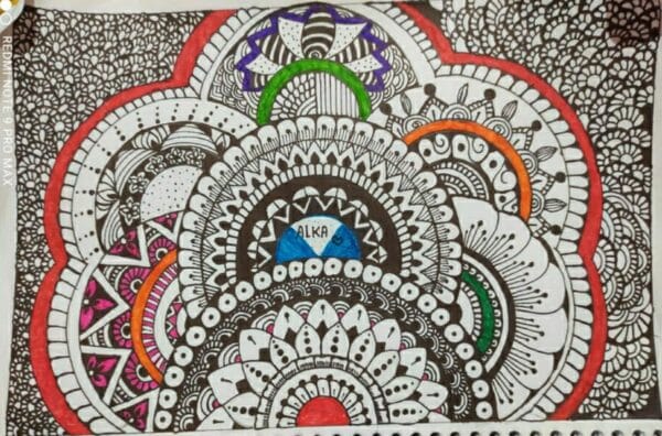 Mandala painting - Alka Purohit - 08