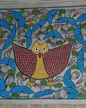 Birds - Pattachitra painting - Amiruddin Chitrakar - 02