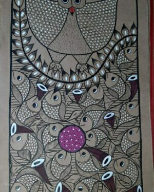 Fish Marriage - Pattachitra painting - Amiruddin Chitrakar - 03