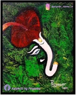 Ganapathi - Indian art - Priyanka - 10