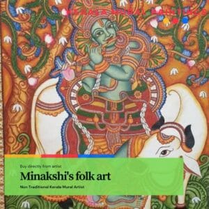 Kerala Mural Painting Minakshi's folk art