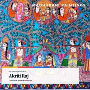Madhubani Painting Akriti Raj