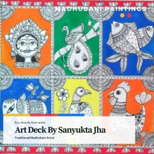 Madhubani Painting Art Deck By Sanyukta Jha