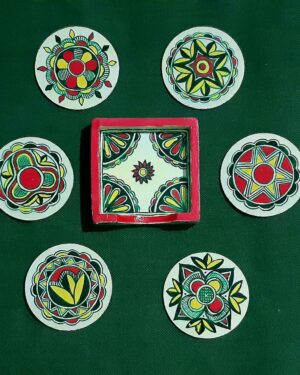 Tea coasters - Manjusha Art - Indian handicraft - Madhu Kumari - 03