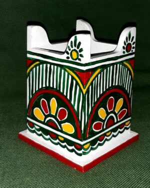 Pen stand - Manjusha art - Indian handicraft - Chhoti Kumari - 01