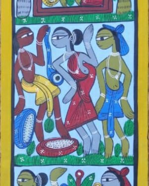 Tribal life - Patua art - Rahima Chitrakar - 01