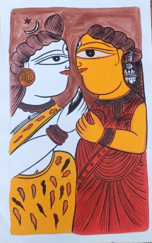 Shiva Parvati Archives - International Indian Folk Art Gallery