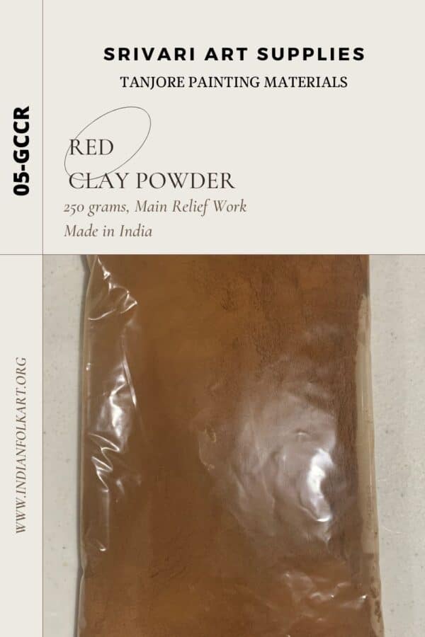 Red Clay Powder Tanjore Painting Kits 6