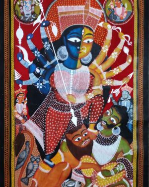 Durga Kalighat Pat Art Rahman Chitrakar 02