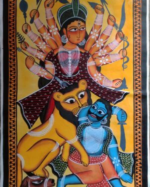 Durga Kalighat Pat Art Rahman Chitrakar 10