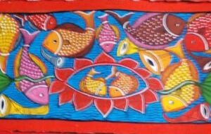 Fish Marriage Patua Art Manorama Chitrakar 06