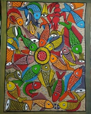 Fish Marriage Patua Art Sakina Chitrakar 09