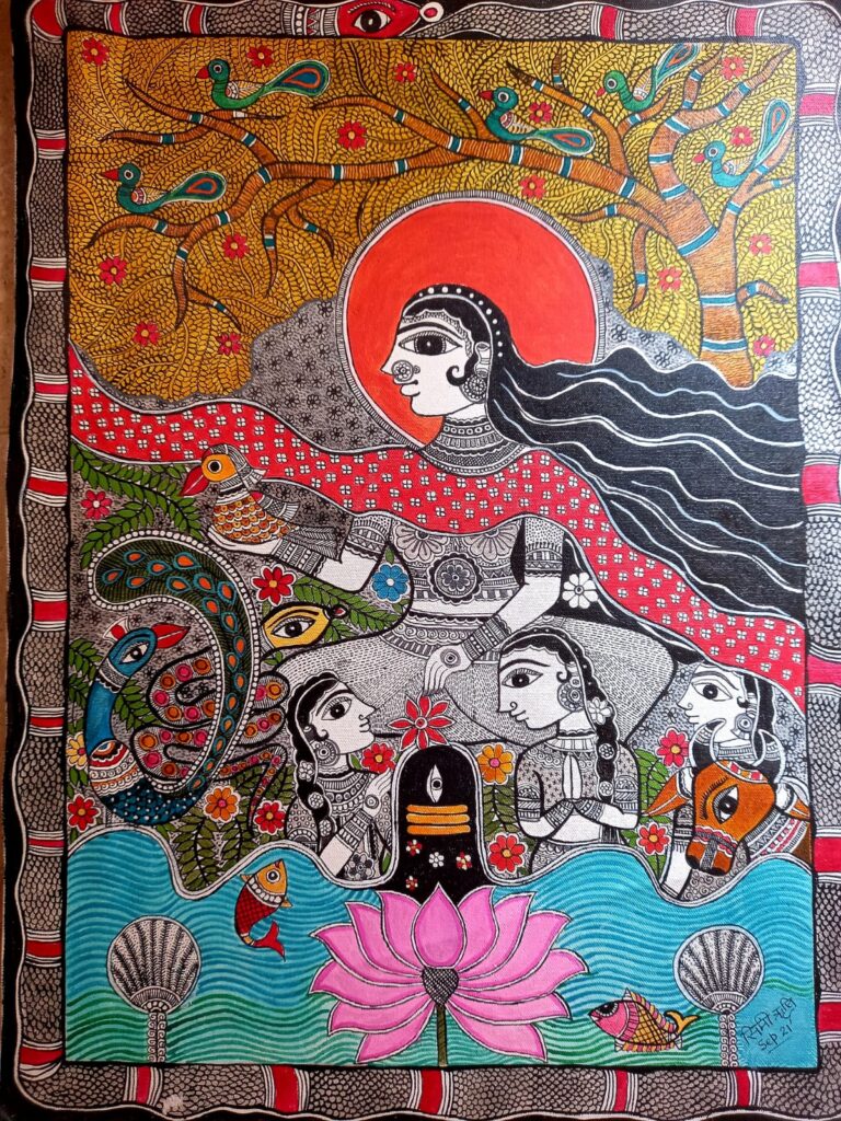 Janani Madhubani Painting Artist Simmi Rishi
