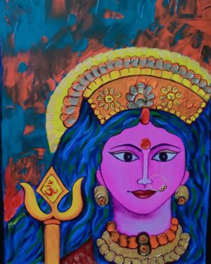 Maa Durga - Indian Art - Monika - 02