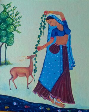 Animal love - Indian Art - Pooran Poori - 15