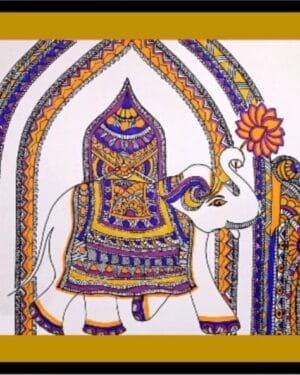 Madhubani painting - geetanjali - 13