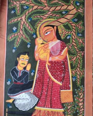 Ped Devdata Kalighat Painting Susovan Chitrakar 05