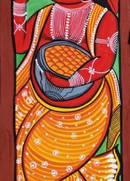 Shree Ganesha-Kalighat Painting-Khursed Chitrakar 04