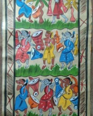 Tribal Dance Painting Patua Art Yarul Chitrakar 10