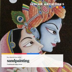 Indian Art sandpainting