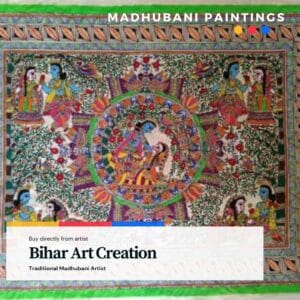 Madhubani Painting Bihar Art Creation