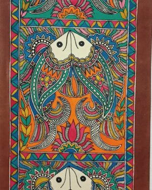 Fishes - Madhubani painting - Kanchan - 06