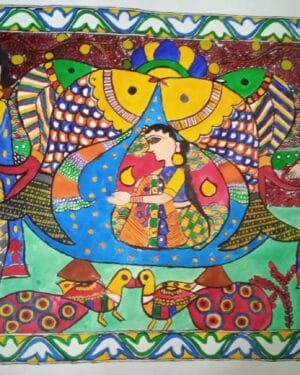 Doli Kahar - Madhubani painting - Priya Jha - 03