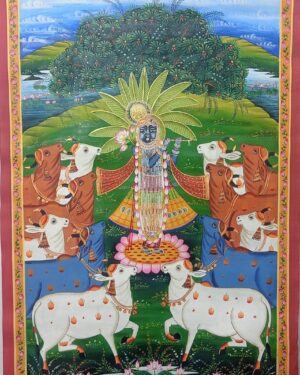 Gopashtami Leela - Pichwai painting - Rohil - 10