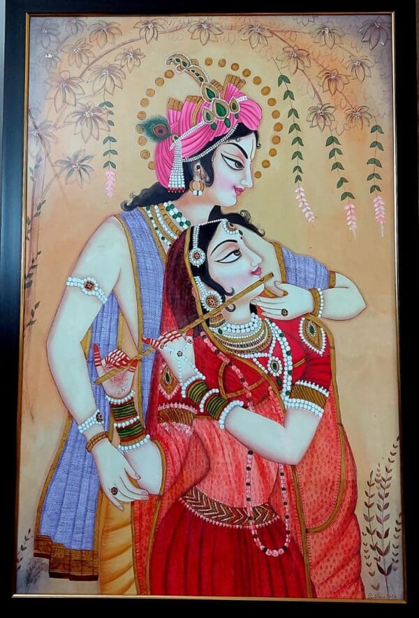 Radha Krishna - Pichwai painting - Kanchan Nayyar - 02