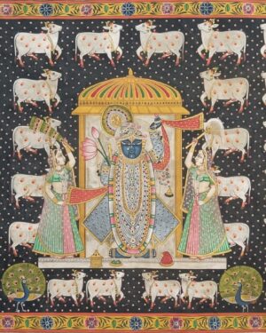 Shrinathji - Pichwai painting - Varta Shrimail - 04