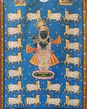 Shrinathji Gopashtami - Pichwai painting - Varta Shrimail - 06